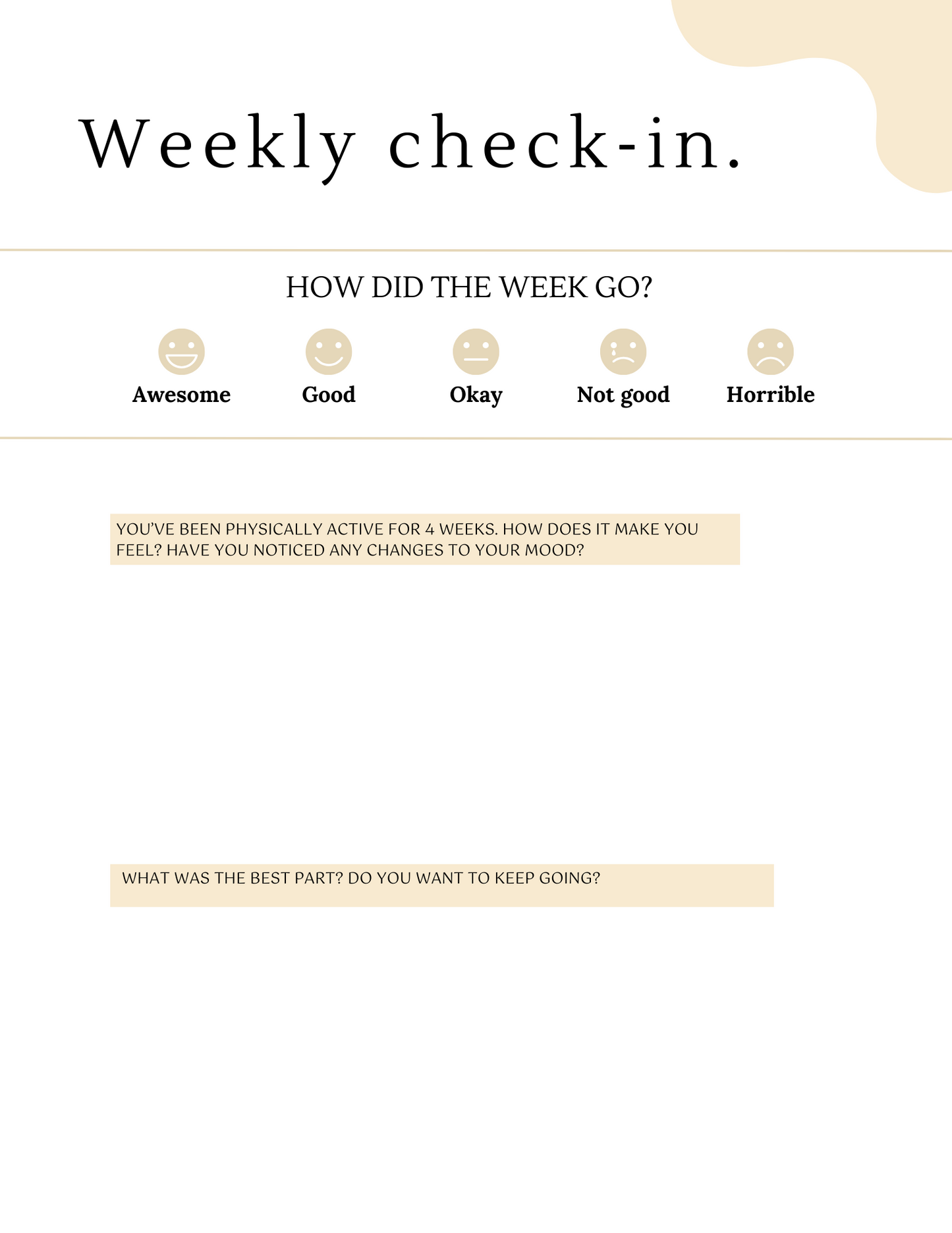 Habit builder- Workout Edition
