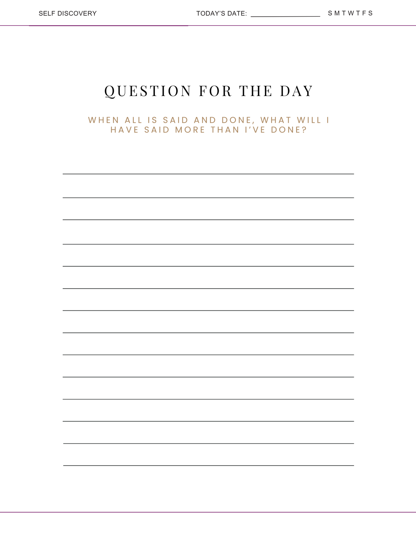The Path To Self-Discovery- 31 Questions