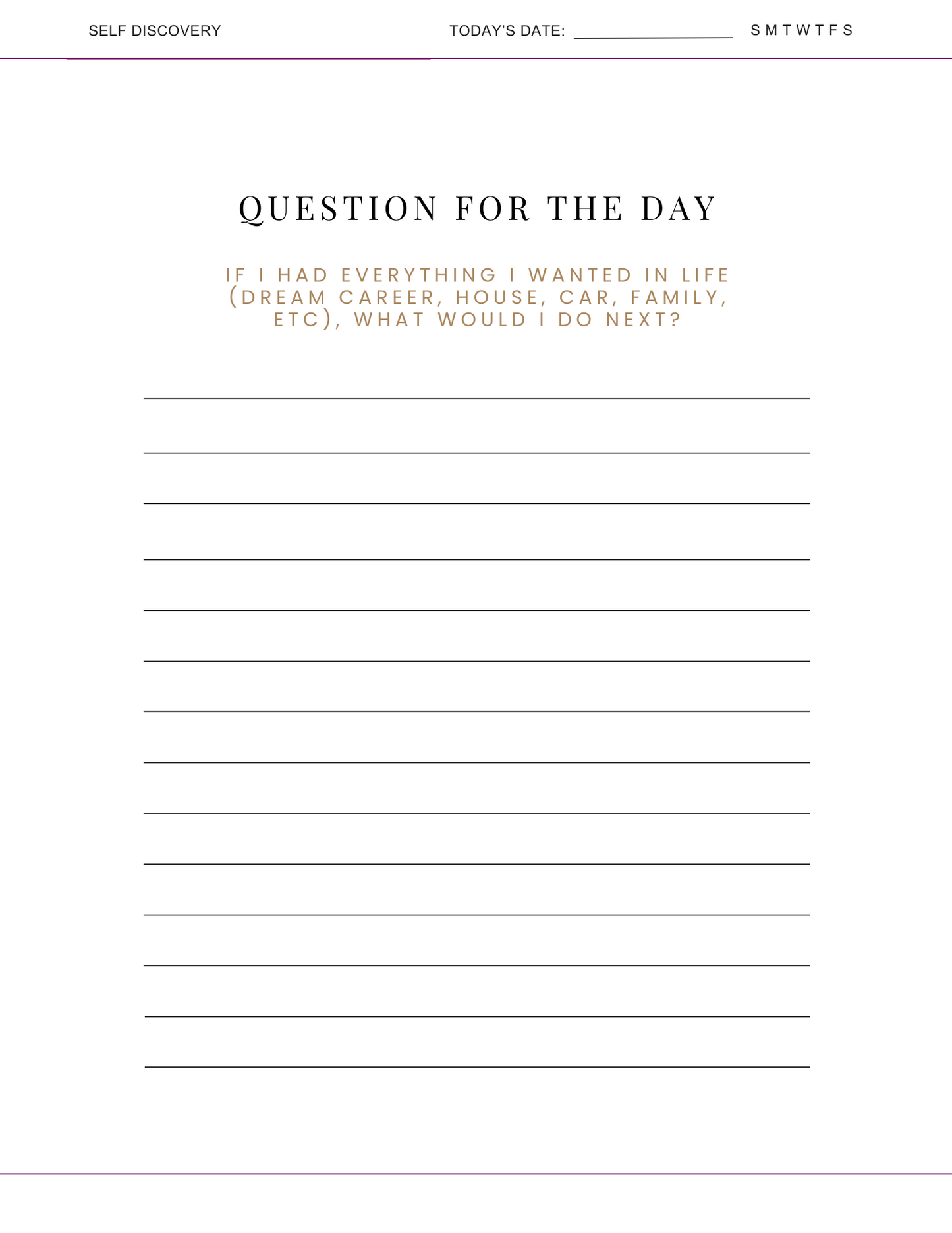 The Path To Self-Discovery- 31 Questions