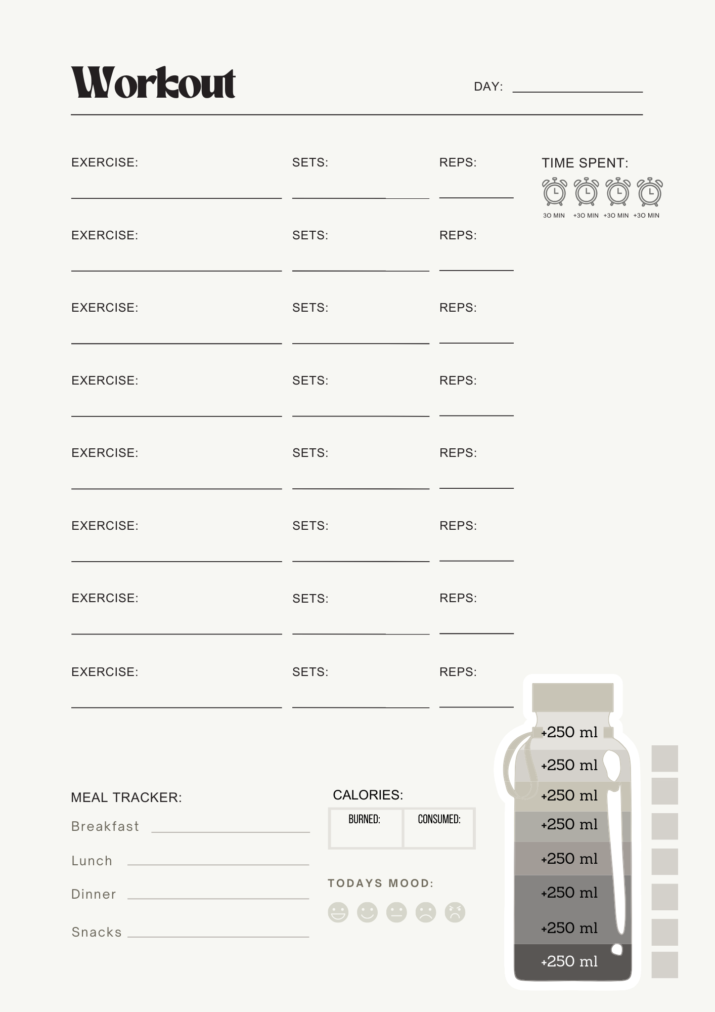 The Workout Tracker