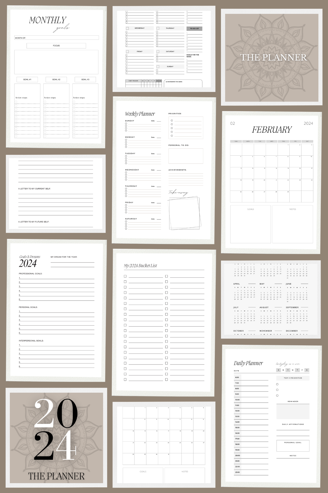 THE 2024 PLANNER